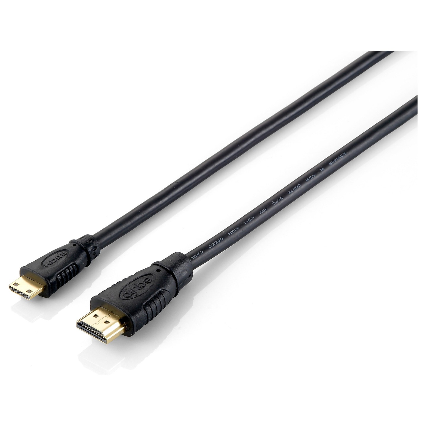 Equip HDMI HS Ethernet 1.4 A-C St St 1.0m 4K30Hz HDR sw Polybeutel — Buy in Cyprus with Fast Delivery
