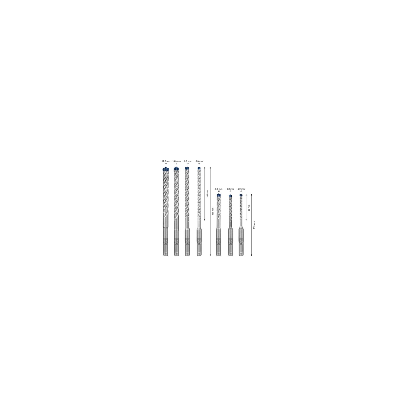 Bosch EXPERT Hammerbohrer SDS plus-7X 7tlg Set — Buy in Cyprus with Fast Delivery