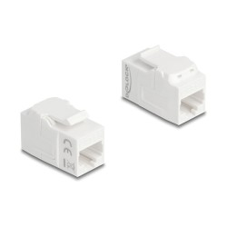 Keystone Modul Kupplung RJ45 Buchse zu RJ45 Buchse UTP Cat.6A weiß — Buy in Cyprus with Fast Delivery