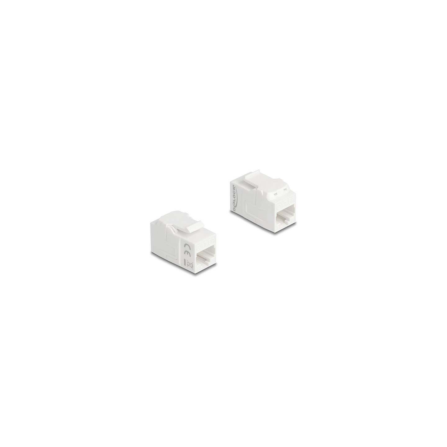 Keystone Modul Kupplung RJ45 Buchse zu RJ45 Buchse UTP Cat.6A weiß — Buy in Cyprus with Fast Delivery