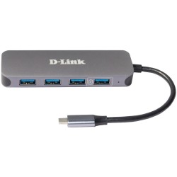 Buy D-Link USB-C Hub - DUB-2340 - 4x USB 3.0, 1x USB-C, 60W Power Delivery, Grey in Cyprus, Nicosia, Limassol, Larnaka, Pafos