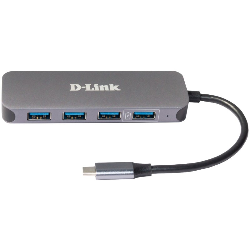 Buy D-Link USB-C Hub - DUB-2340 - 4x USB 3.0, 1x USB-C, 60W Power Delivery, Grey in Cyprus, Nicosia, Limassol, Larnaka, Pafos