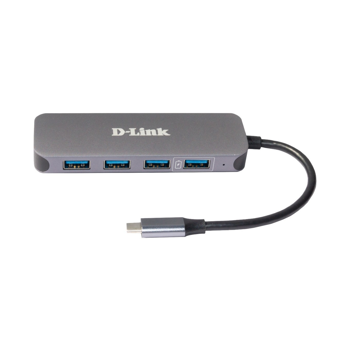 D-Link USB-C Hub - DUB-2340 - 4x USB 3.0, 1x USB-C, 60W Power Delivery, Grey — Buy in Cyprus with Fast Delivery
