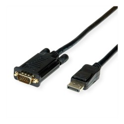 VALUE Kabel DisplayPort-VGA. DP ST - VGA ST. schwarz. 5 m — Buy in Cyprus with Fast Delivery