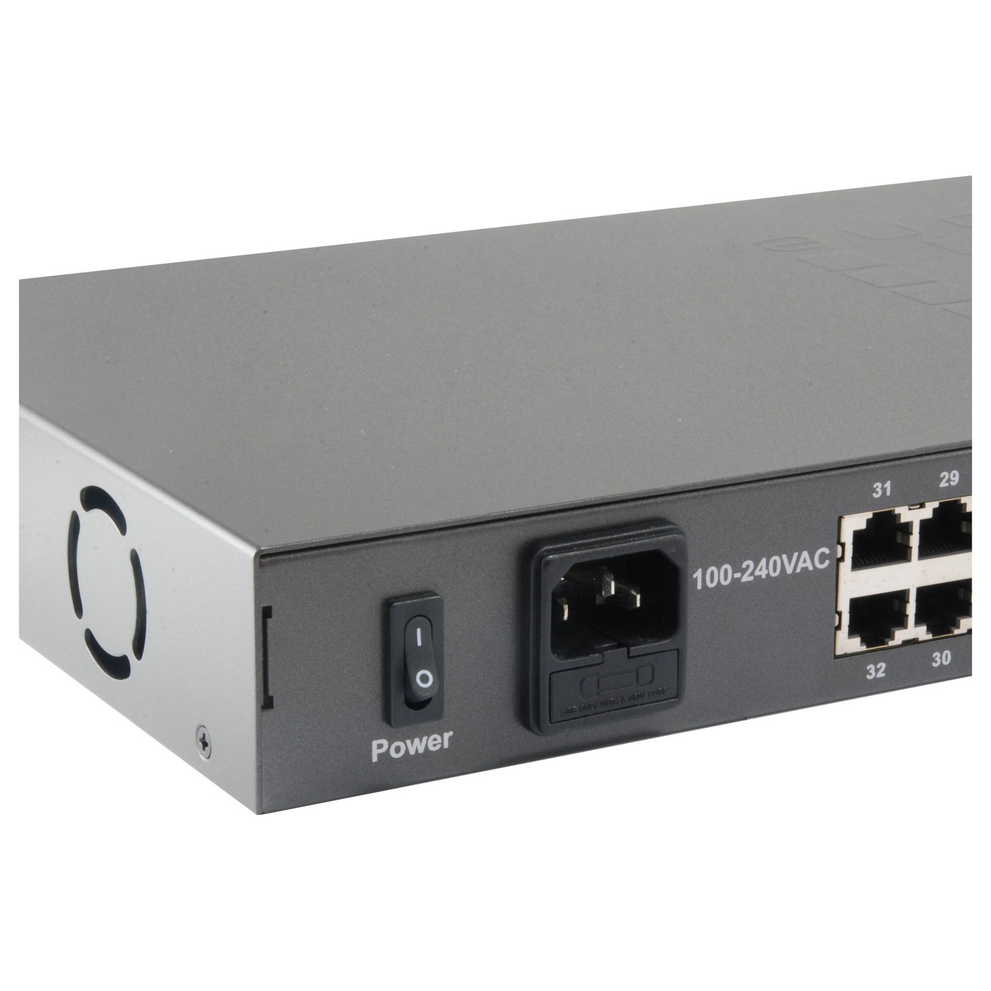 Switch 32x FE FGP-3400W380 2xGE 19' 380W 32xPoE — Buy in Cyprus with Fast Delivery