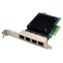 DIGITUS Netzwerkkarte 4Port RJ45 RTL8125B 2.5GBits ServerNIC — Buy in Cyprus with Fast Delivery