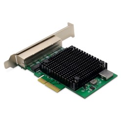 DIGITUS Netzwerkkarte 4Port RJ45 RTL8125B 2.5GBits ServerNIC — Buy in Cyprus with Fast Delivery