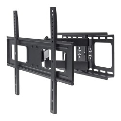 MANHATTAN TV-Wandhalterung 94-177.80cm 37-70 Zoll ein Arm neig- und schwenkbar fuer Flachbildschirme und Curved TVs b...