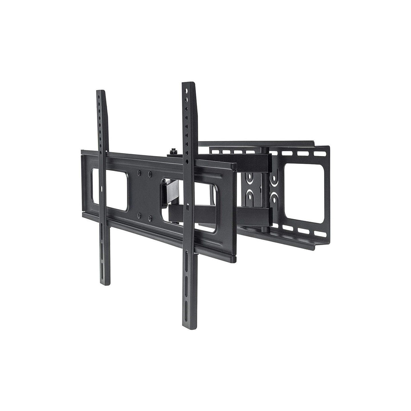 MANHATTAN TV-Wandhalterung 94-177.80cm 37-70 Zoll ein Arm neig- und schwenkbar fuer Flachbildschirme und Curved TVs b...
