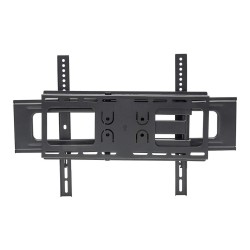 MANHATTAN TV-Wandhalterung 94-177.80cm 37-70 Zoll ein Arm neig- und schwenkbar fuer Flachbildschirme und Curved TVs b...