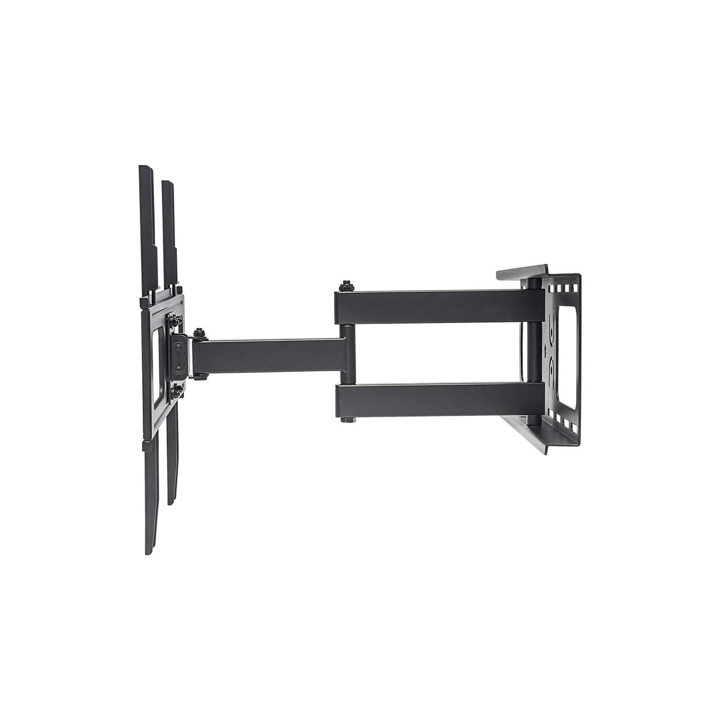 MANHATTAN TV-Wandhalterung 94-177.80cm 37-70 Zoll ein Arm neig- und schwenkbar fuer Flachbildschirme und Curved TVs b...
