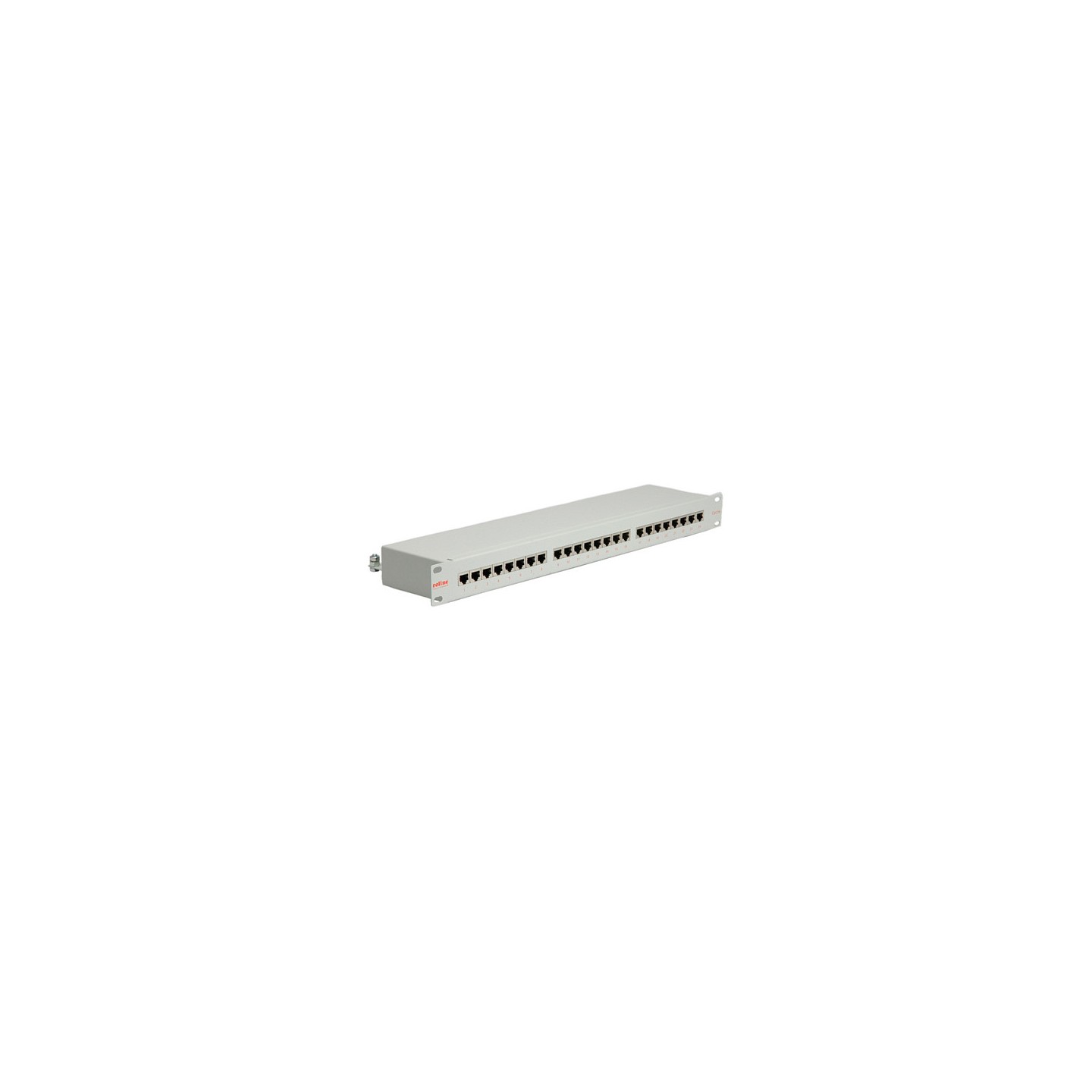 ROLINE 48.26cm 19Zoll-Patchpanel 1 HE 24 Ports Kat.5e Class D grau — Buy in Cyprus with Fast Delivery
