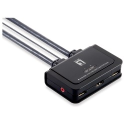 KVM Switch 0290 2-Port Kabel. HDMI. USB. Audio — Buy in Cyprus with Fast Delivery