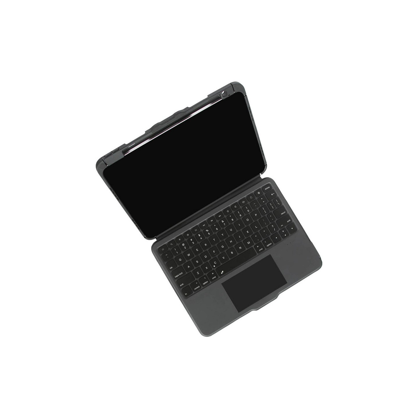 TARGUS Versavu - Tastatur und Foliohlle - hinterleuchtet - kabellos - Bluetooth 5.0 - QWERTY - Spanisch - Schwarz
