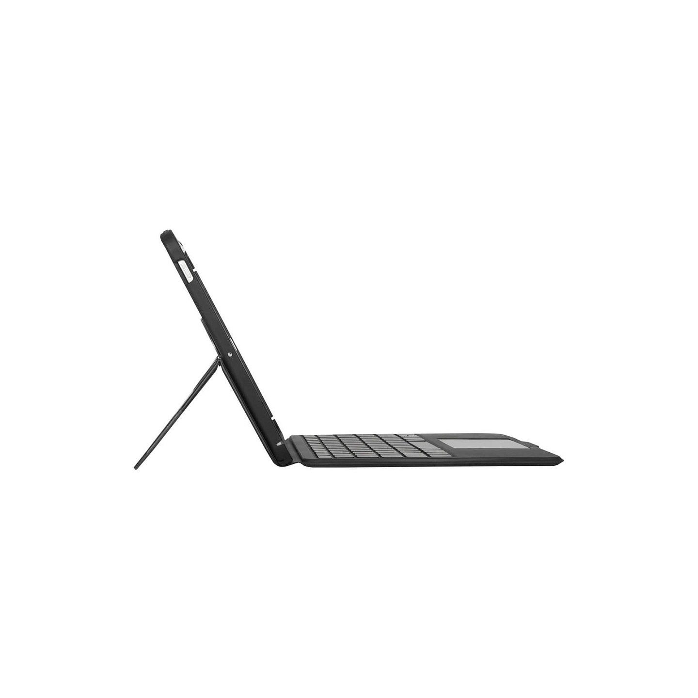 TARGUS Versavu - Tastatur und Foliohlle - hinterleuchtet - kabellos - Bluetooth 5.0 - QWERTY - Spanisch - Schwarz