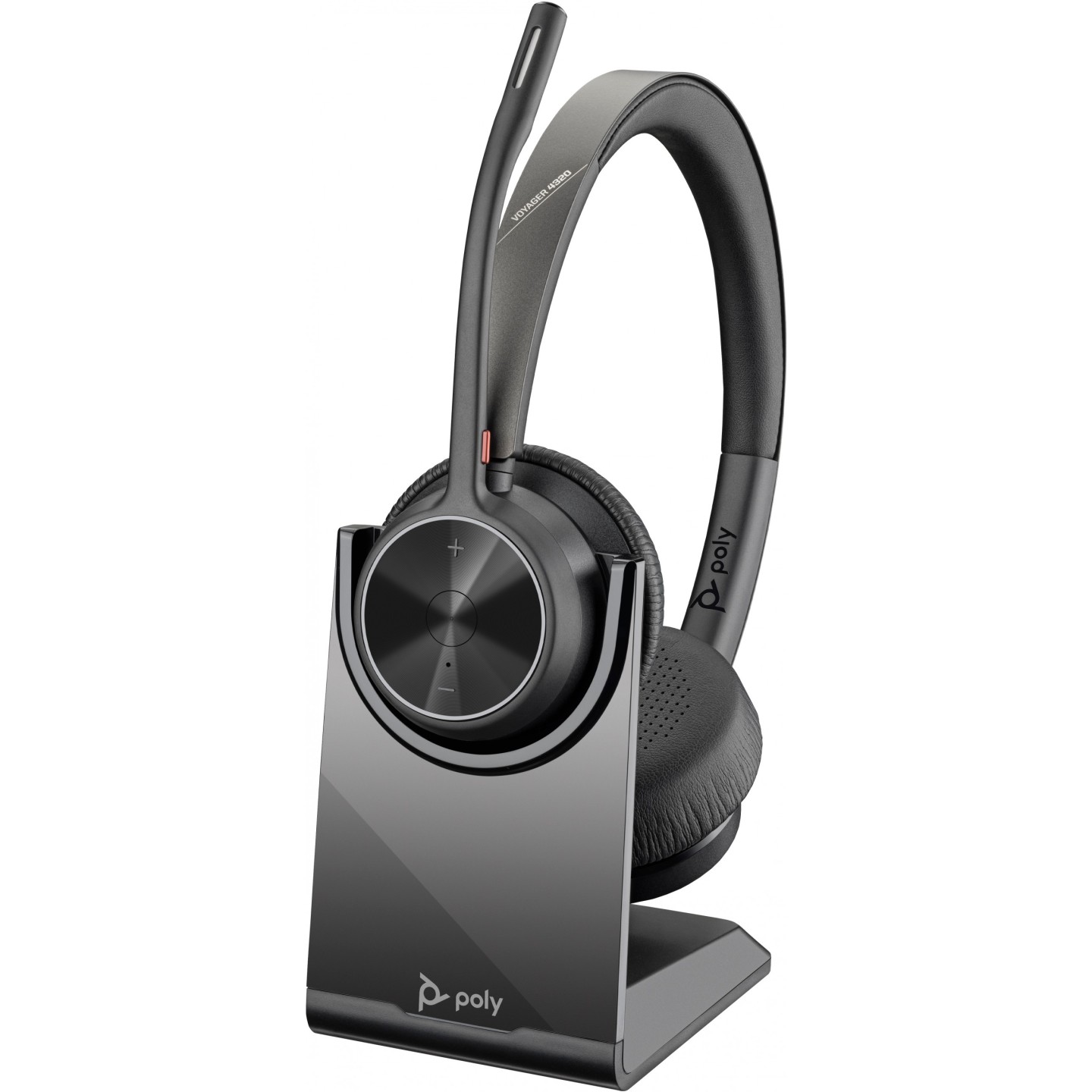 Poly Voyager 4320 UC Headset Teams Certified BT5.1 BT700 Stand Black (Boxed) — Buy in Cyprus with Fast Delivery