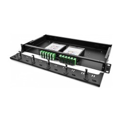 LWL HD (High Density) Kassette MPO Stecker zu 12 x SC Simplex Buchse. 12 Fasern. Singlemode. Polarität A. 9 125 μm