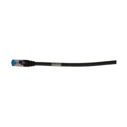 Synergy21 Patchkabel RJ45. CAT6A 500Mhz. 1.0m. schwarz. S-STP(S FTP). TPE LSZH(Superflex). AWG26.