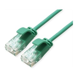 ROLINE GREEN UTP Patchkabel Cat.6A (Class EA). LSOH. slim. grn. 0.15 m — Buy in Cyprus with Fast Delivery