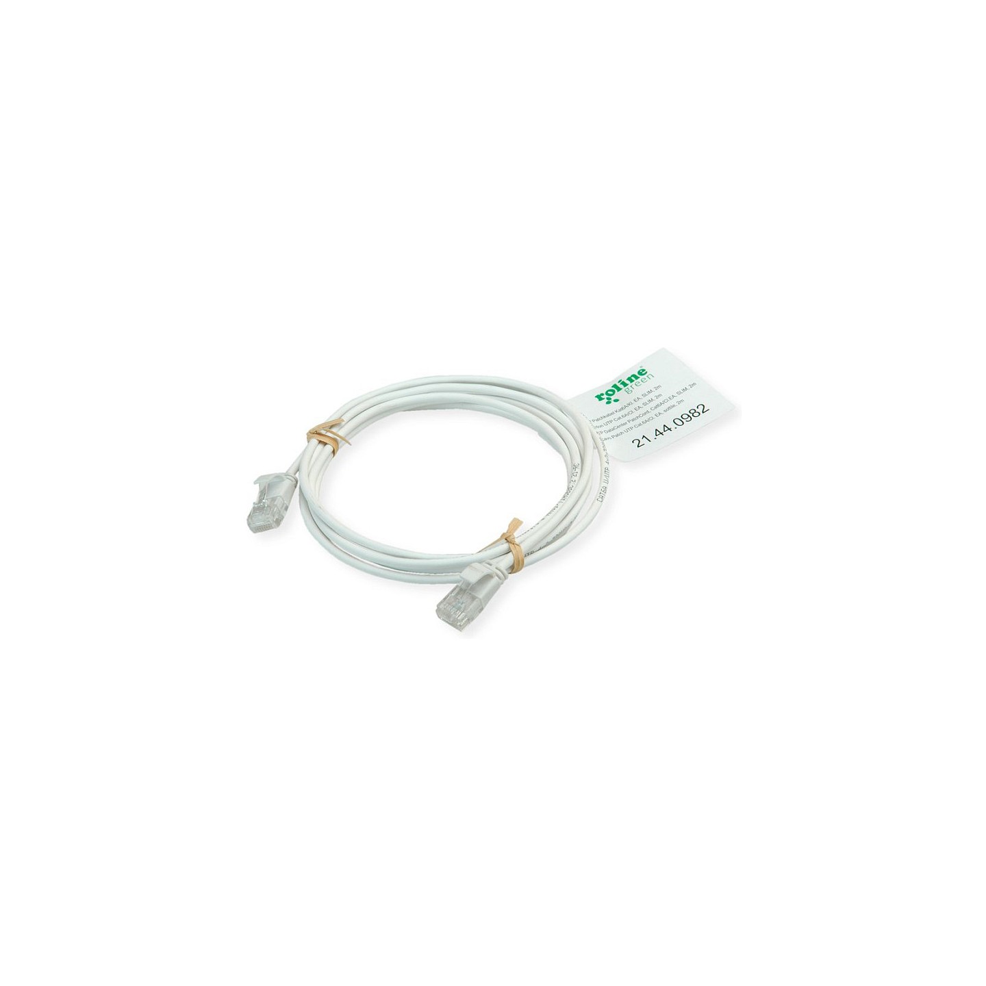 ROLINE GREEN UTP Patchkabel Cat.6A (Class EA). LSOH. slim. grn. 0.15 m — Buy in Cyprus with Fast Delivery