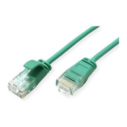 ROLINE GREEN UTP Patchkabel Cat.6A (Class EA). LSOH. slim. grn. 0.15 m — Buy in Cyprus with Fast Delivery