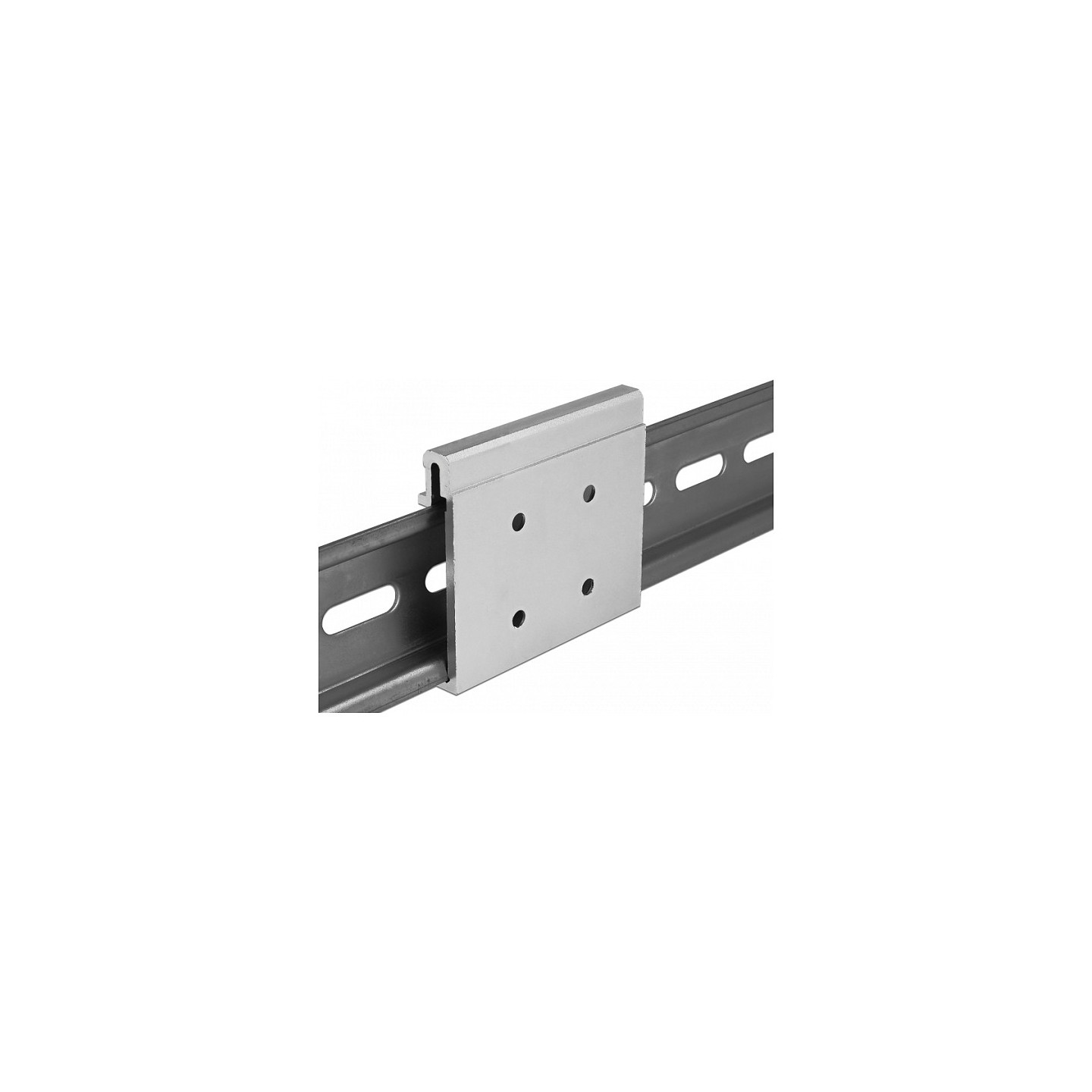 Aluminium Montageclip für Hutschiene (4 Befestigungslöcher) — Buy in Cyprus with Fast Delivery