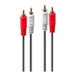 LINDY Audiokabel Stereo 2m 2xRCA (Cinch) m m vergoldet — Buy in Cyprus with Fast Delivery