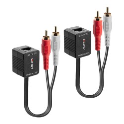 LINDY Stereo Audio Extender Cat.5 6 500m 2x RCA — Buy in Cyprus with Fast Delivery