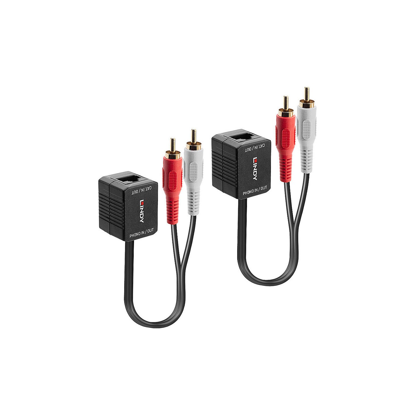 LINDY Stereo Audio Extender Cat.5 6 500m 2x RCA — Buy in Cyprus with Fast Delivery