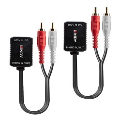 LINDY Stereo Audio Extender Cat.5 6 500m 2x RCA — Buy in Cyprus with Fast Delivery