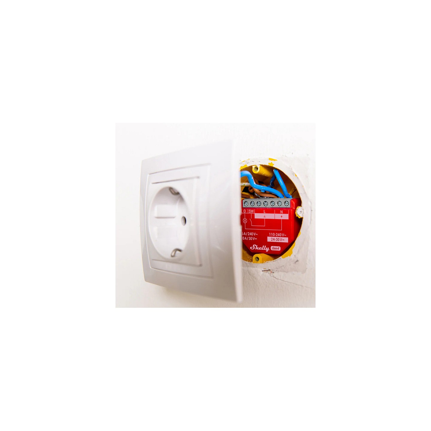· Unterputz · 1PM Gen4 · Relais · max 16A · 1 Kanal · Messfunktion · WLAN · Matter · Zigbee · Bluetooth