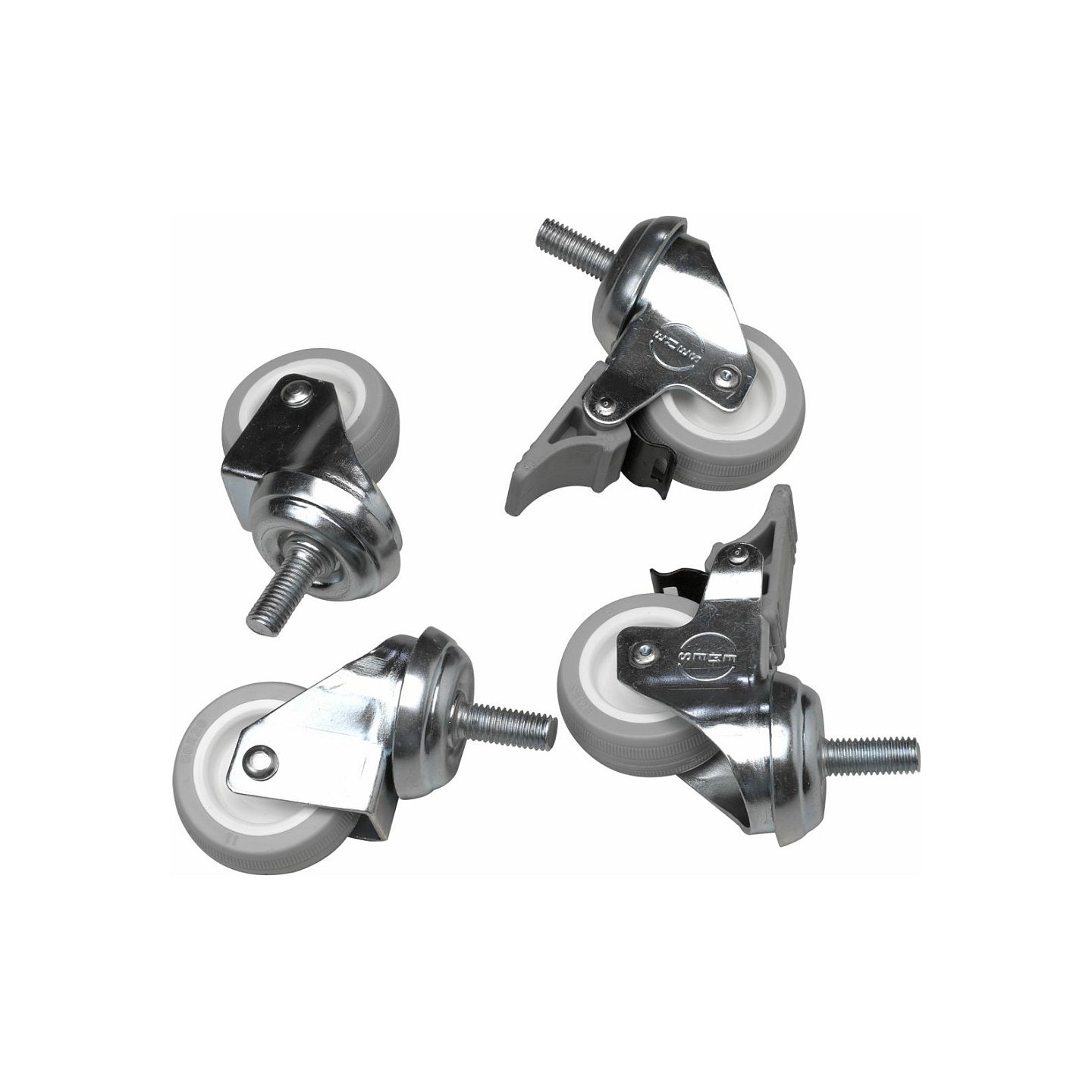 Equip EZW-1 4xRäder für Serverschränke 60mm silber — Buy in Cyprus with Fast Delivery