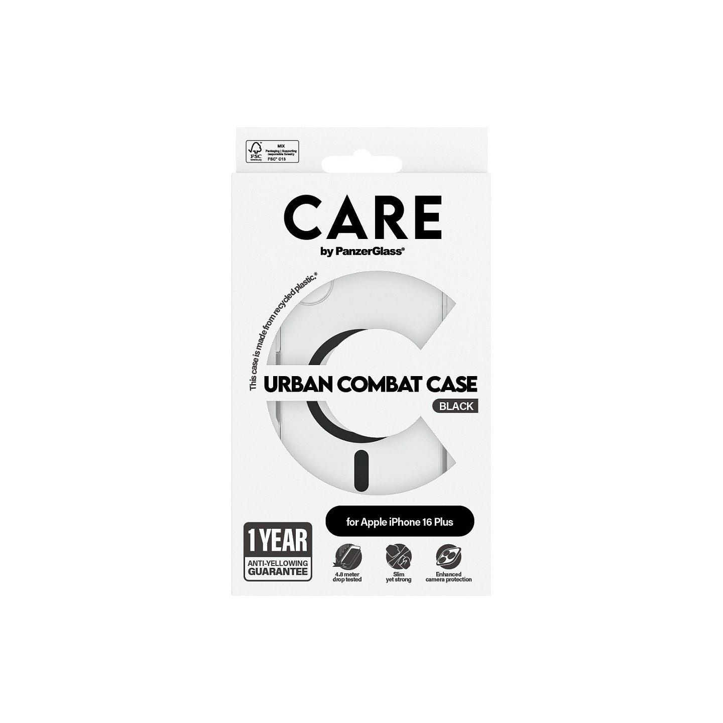CARE Case Flagship Black MagSAFE iPhone 16 Plus — Buy in Cyprus with Fast Delivery