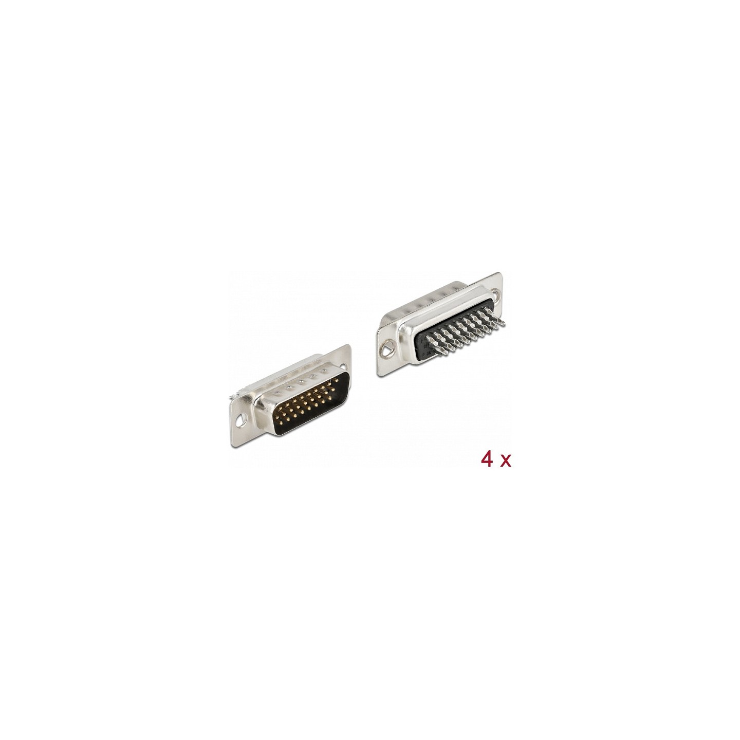 D-Sub HD 26 Pin Stecker Metall. Lötversion. 4 Stück — Buy in Cyprus with Fast Delivery