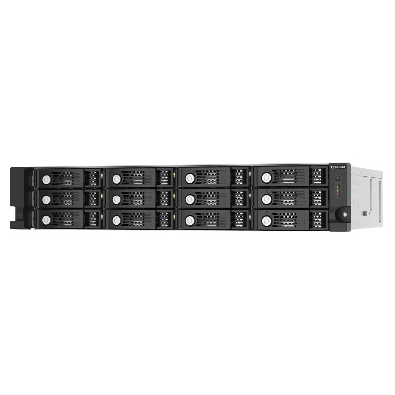 Buy QNAP TL-R1220SEP-RP - 12-bay 2U SAS/SATA JBOD Expansion Enclosure - Black/Gr... in Cyprus, Nicosia, Limassol, Larnaka, Pafos
