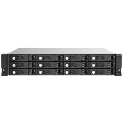Buy QNAP TL-R1220SEP-RP - 12-bay 2U SAS/SATA JBOD Expansion Enclosure - Black/Gr... in Cyprus, Nicosia, Limassol, Larnaka, Pafos
