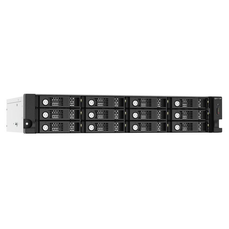 Buy QNAP TL-R1220SEP-RP - 12-bay 2U SAS/SATA JBOD Expansion Enclosure - Black/Gr... in Cyprus, Nicosia, Limassol, Larnaka, Pafos