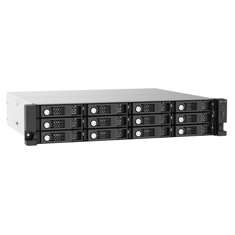 Buy QNAP TL-R1220SEP-RP - 12-bay 2U SAS/SATA JBOD Expansion Enclosure - Black/Gr... in Cyprus, Nicosia, Limassol, Larnaka, Pafos