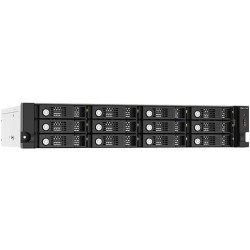 Buy QNAP TL-R1220SEP-RP - 12-bay 2U SAS/SATA JBOD Expansion Enclosure - Black/Gr... in Cyprus, Nicosia, Limassol, Larnaka, Pafos