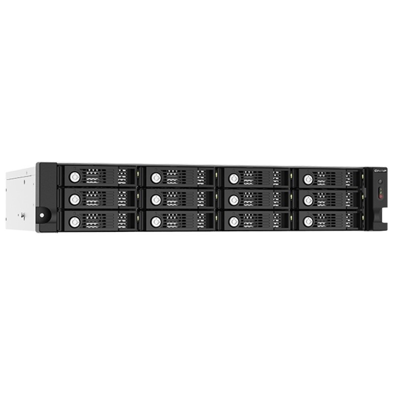 Buy QNAP TL-R1220SEP-RP - 12-bay 2U SAS/SATA JBOD Expansion Enclosure - Black/Gr... in Cyprus, Nicosia, Limassol, Larnaka, Pafos