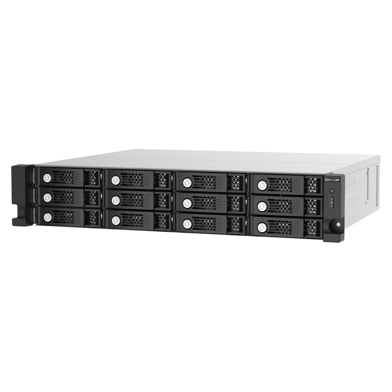 Buy QNAP TL-R1220SEP-RP - 12-bay 2U SAS/SATA JBOD Expansion Enclosure - Black/Gr... in Cyprus, Nicosia, Limassol, Larnaka, Pafos