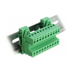 Terminalblock Set für Hutschienen 10 Pin mit Rastermaß 5.08 mm gewinkelt — Buy in Cyprus with Fast Delivery