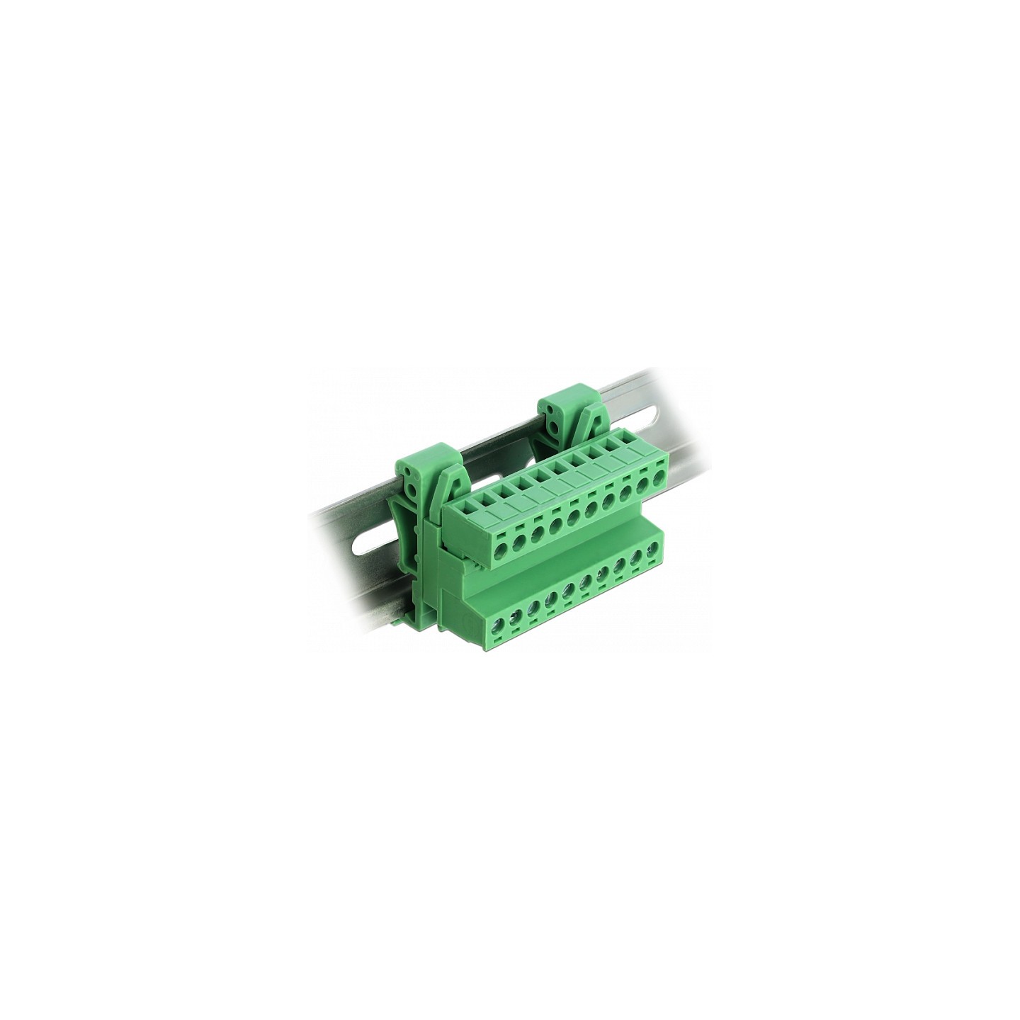 Terminalblock Set für Hutschienen 10 Pin mit Rastermaß 5.08 mm gewinkelt — Buy in Cyprus with Fast Delivery