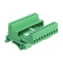Terminalblock Set für Hutschienen 10 Pin mit Rastermaß 5.08 mm gewinkelt — Buy in Cyprus with Fast Delivery