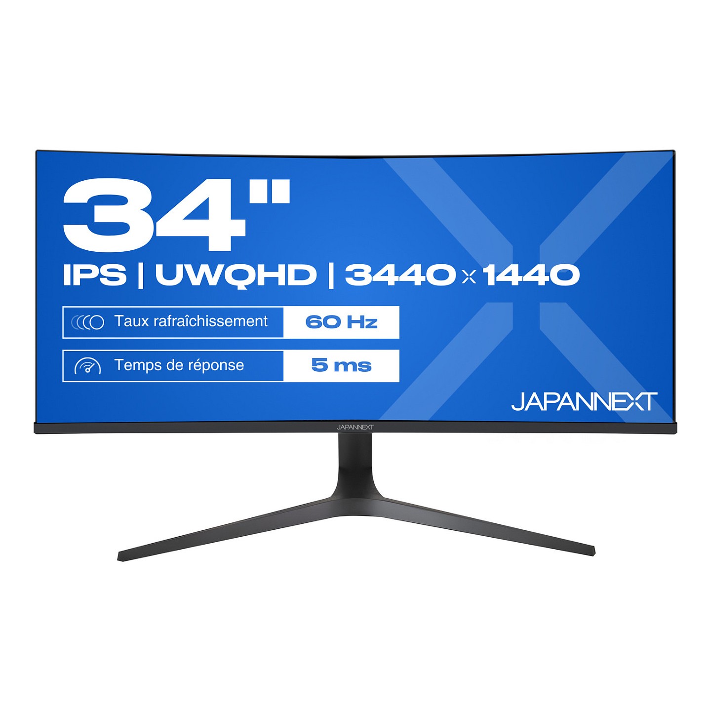 JAPANNEXT 86.4cm JN-IPS340UWQHD60C-C65W-HS curved UWQHD — Buy in Cyprus with Fast Delivery