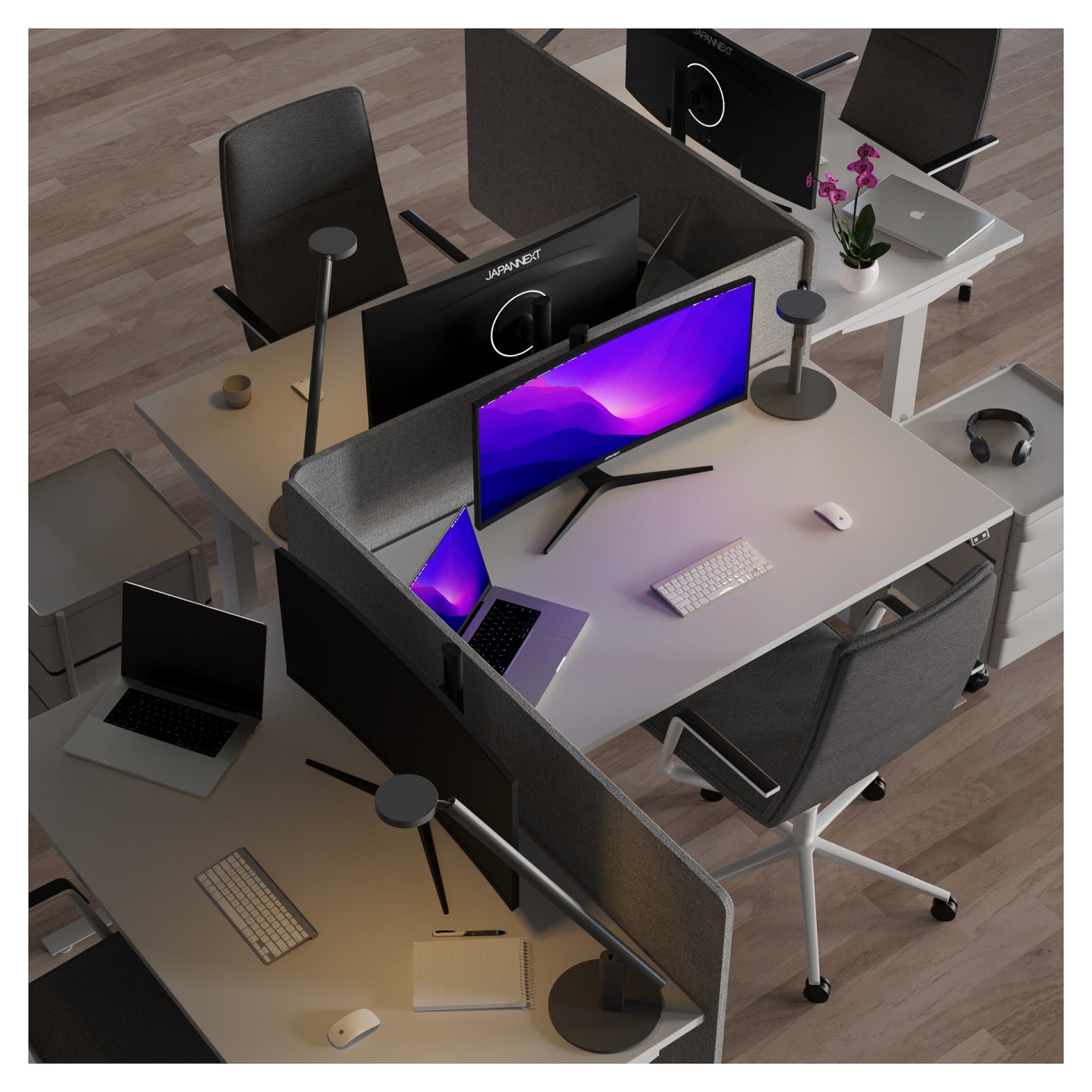 JAPANNEXT 86.4cm JN-IPS340UWQHD60C-C65W-HS curved UWQHD — Buy in Cyprus with Fast Delivery