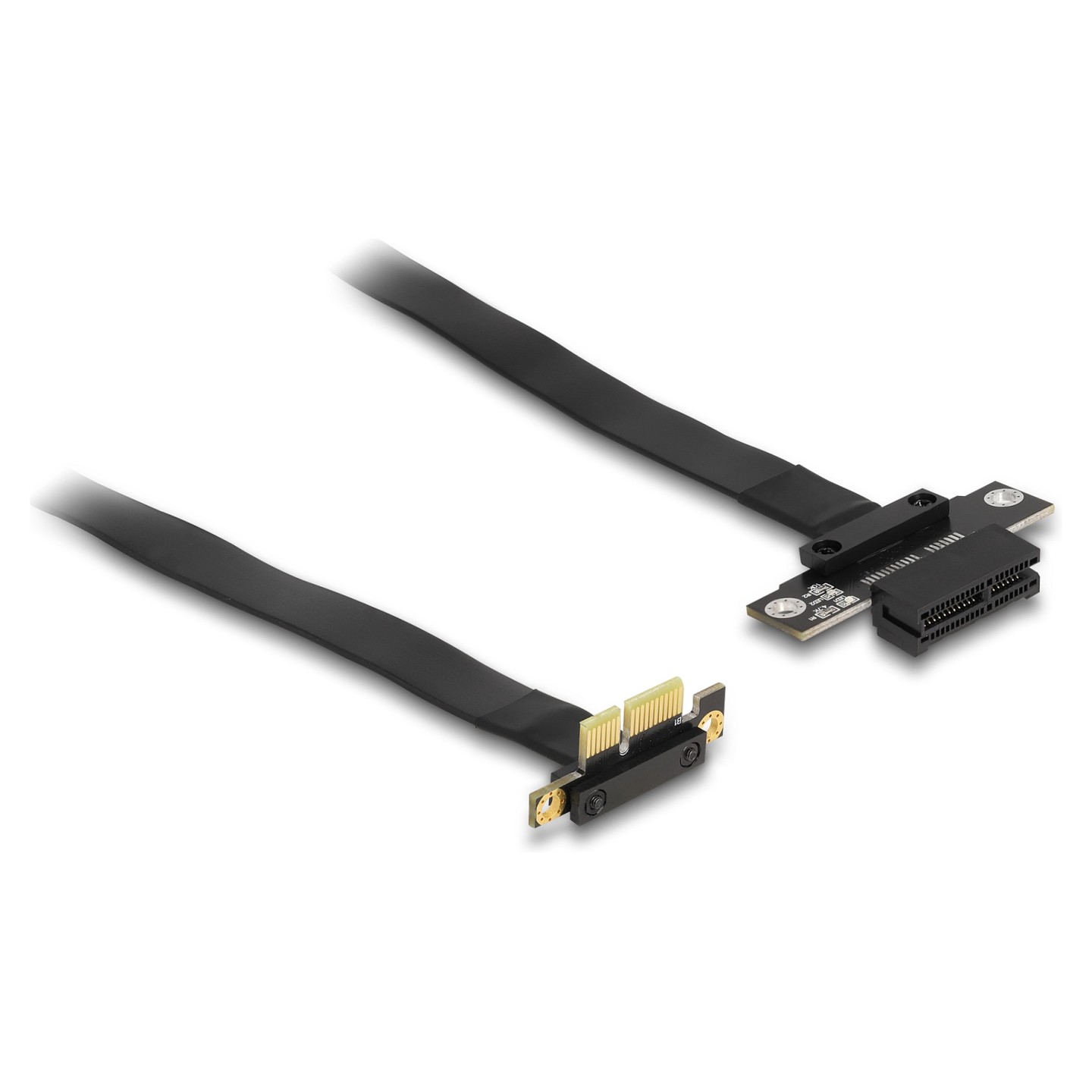 Riser Karte PCI Express x1 Stecker 90° gewinkelt zu x1 Slot mit Kabel 30 cm — Buy in Cyprus with Fast Delivery