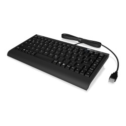 KeySonic ACK-595C+ (US) Mini SoftSkin PS 2-USB black — Buy in Cyprus with Fast Delivery
