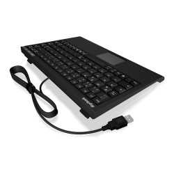 KeySonic ACK-595C+ (US) Mini SoftSkin PS 2-USB black — Buy in Cyprus with Fast Delivery