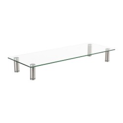 ROLINE Hhenverstellbarer Glas-Monitor-Stnder rechteckig. bis 20 kg — Buy in Cyprus with Fast Delivery